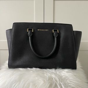 Michael Kors Saffiano Leather Selma Satchel